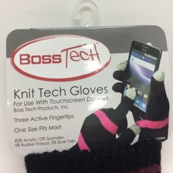 Women Knit Gloves W/ Active Fingerprints 11797 - Picture 2 of 3